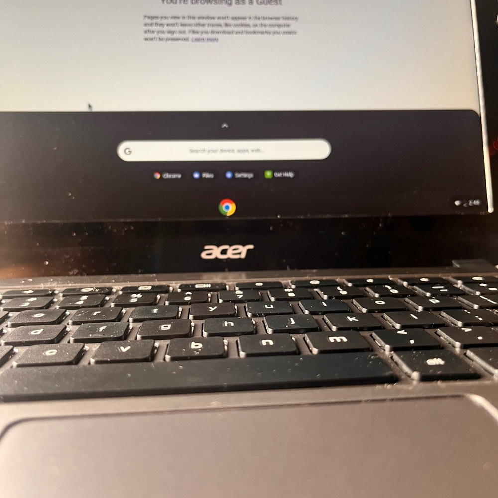 Acer Sleek Gray Laptop
